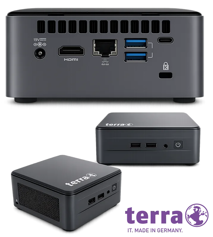 Terra PC-Micro 7000 als kompakter Miet-PC für Arztpraxen, Apotheken und MVZ